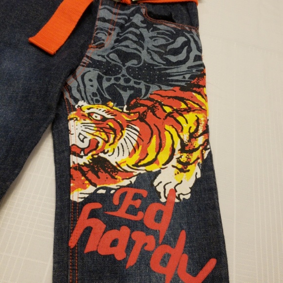Ed Hardy Dark Blast Denim BoyJeans - Picture 4 of 7